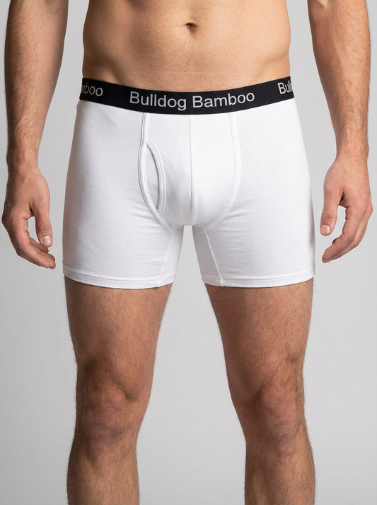 Bamboo Boxers 5 pack mixed (3 plain & 2 Bulldog logo)